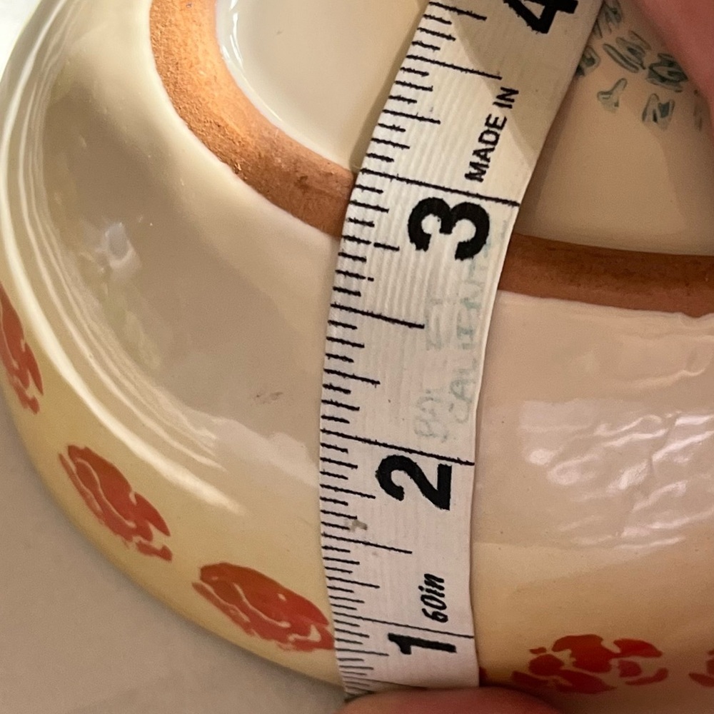 Italica ARS Hand painted Italian made heart accent dish EUC - Picture 13 of 13